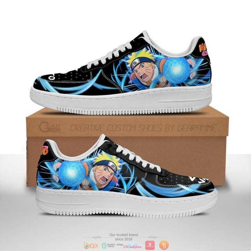 Uzumaki Skill Anime Leather Nike Air Force shoes