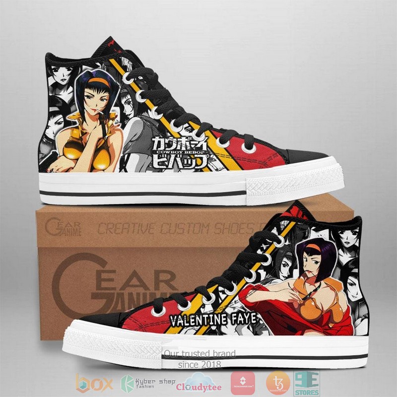 Valentine Faye Cowboy Bebop High Top Canvas Shoes