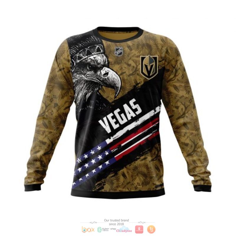 Vegas Golden Knights NHL Eagle American flag full print 3D shirt, hoodie 6 Vegas Golden Knights NHL Eagle American flag 3D shirt hoodie 1 2 3 4 5