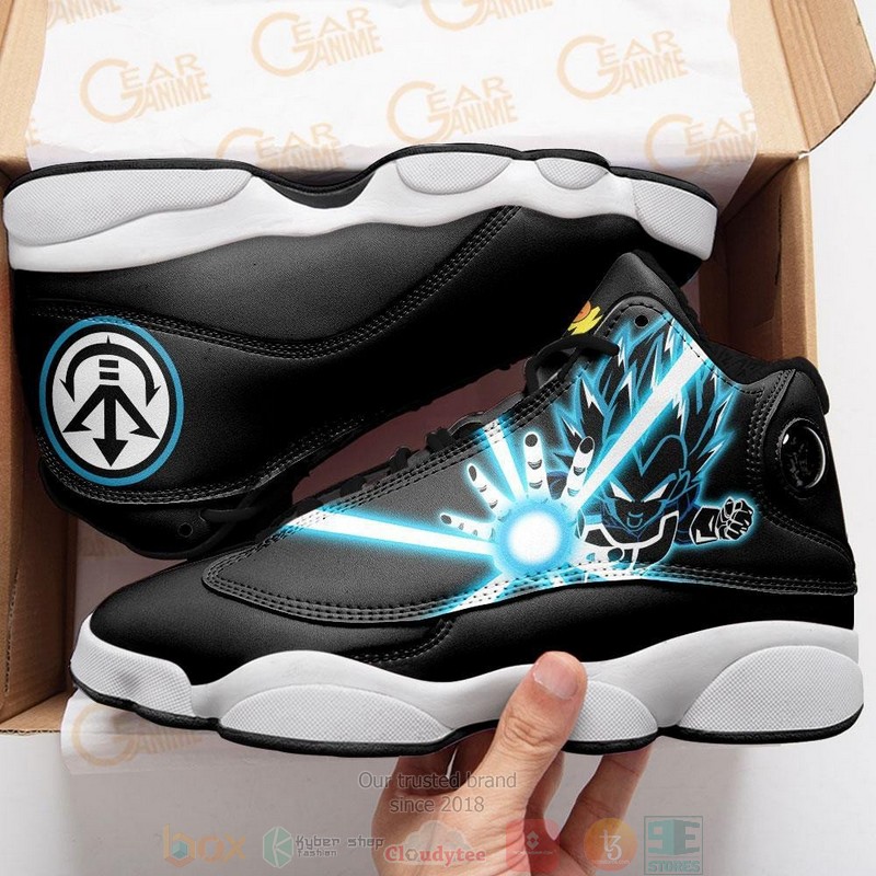 Vegeta Blue Anime Dragon Ball Air Jordan 13 Sneaker Shoes 3 Vegeta Blue Anime Dragon Ball Air Jordan 13 Shoes 1 2