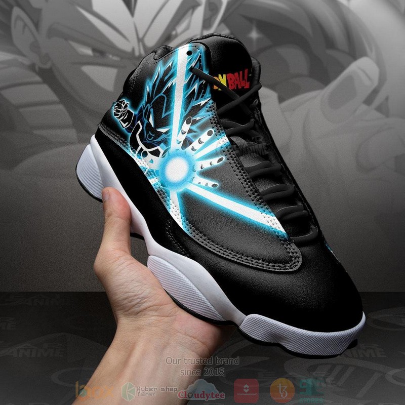 Vegeta Blue Anime Dragon Ball Air Jordan 13 Sneaker Shoes 4 Vegeta Blue Anime Dragon Ball Air Jordan 13 Shoes 1 2 3