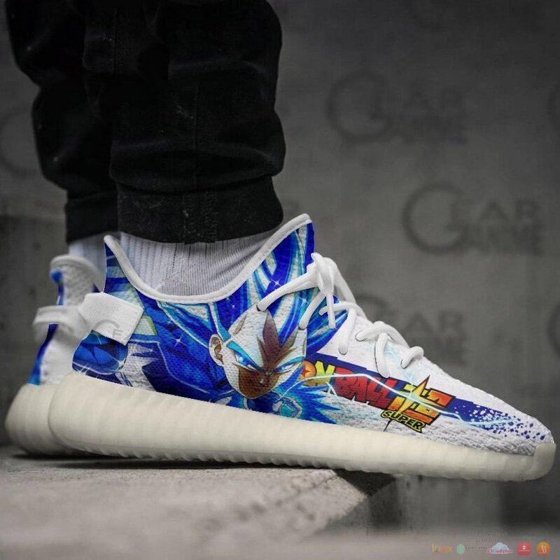 Vegeta Blue Dragon Ball Anime yeezy shoes 4 Vegeta Blue Dragon Ball Anime yeezy sneaker 1 2 3