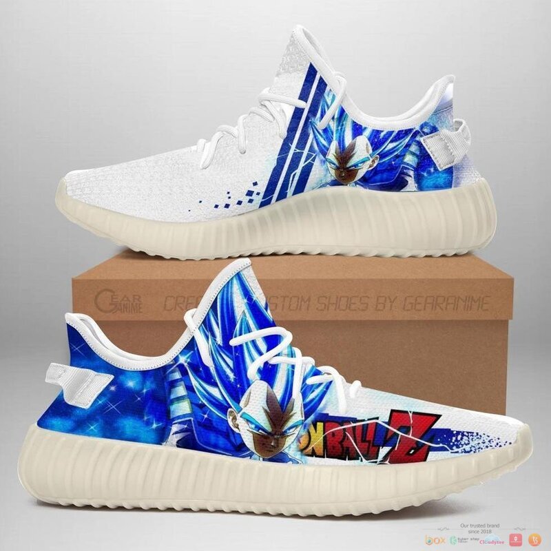 Vegeta Blue Super Saiyan Dragon Ball yeezy sneaker