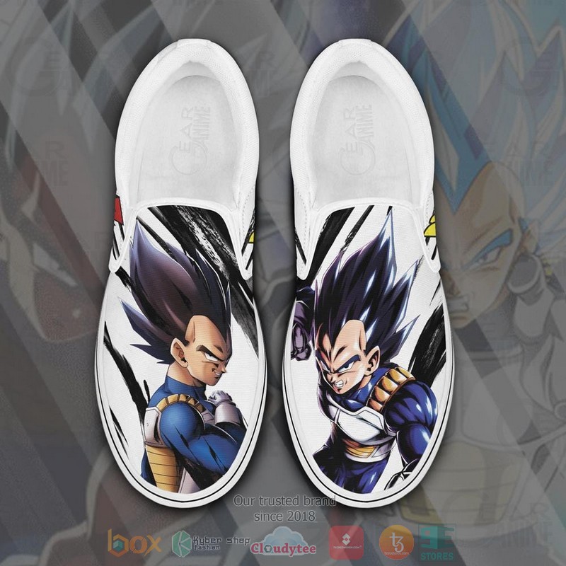 Vegeta Canvas Dragon Ball Anime Slip On Shoes