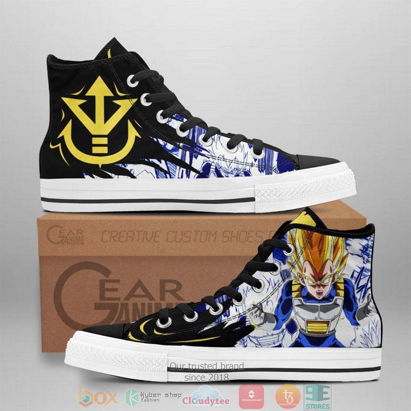 Vegeta Saiyan Dragon Ball High Top Canvas Shoes 9 Vegeta Saiyan Dragon Ball High Top Canvas Shoes
