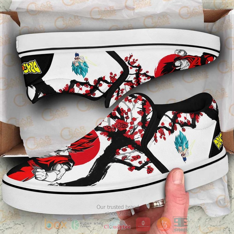 Vegito Anime Dragon Ball Slip On Shoes 1