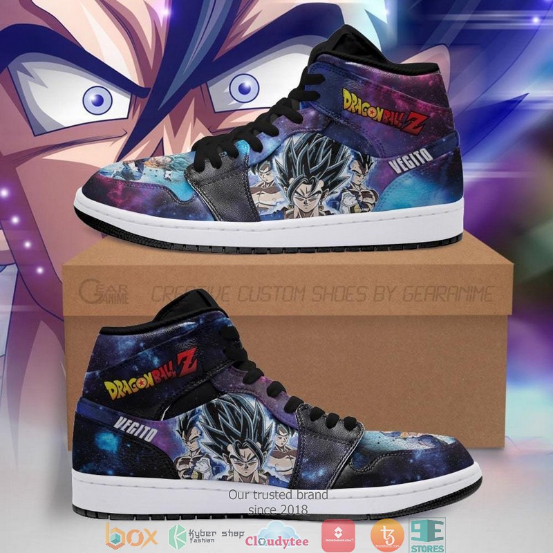 Vegito Galaxy Dragon Ball Air Jordan High Top Shoes