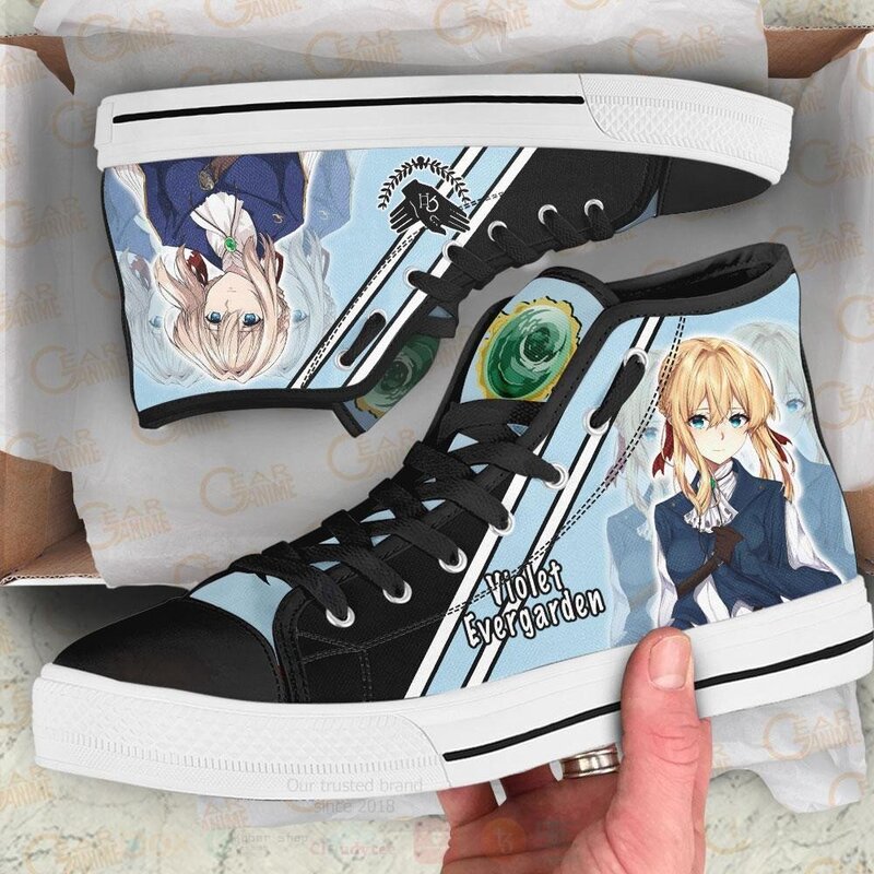 Violet Evergarden Custom Anime High Top Shoes 1