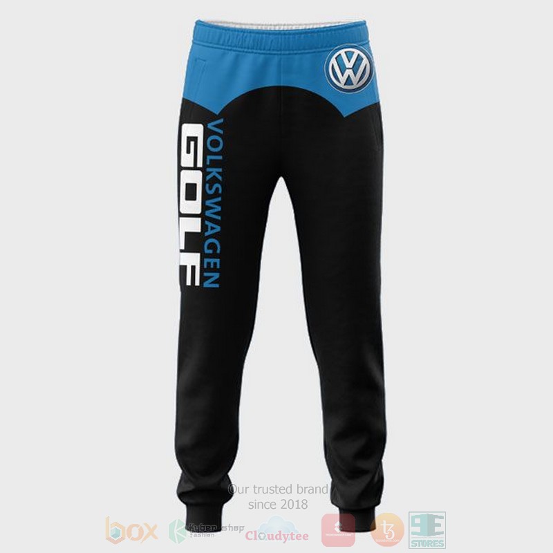 Volkswagen Golf blue black shirt, hoodie 5 Volkswagen Golf blue black 3D shirt hoodie 1 2 3 4