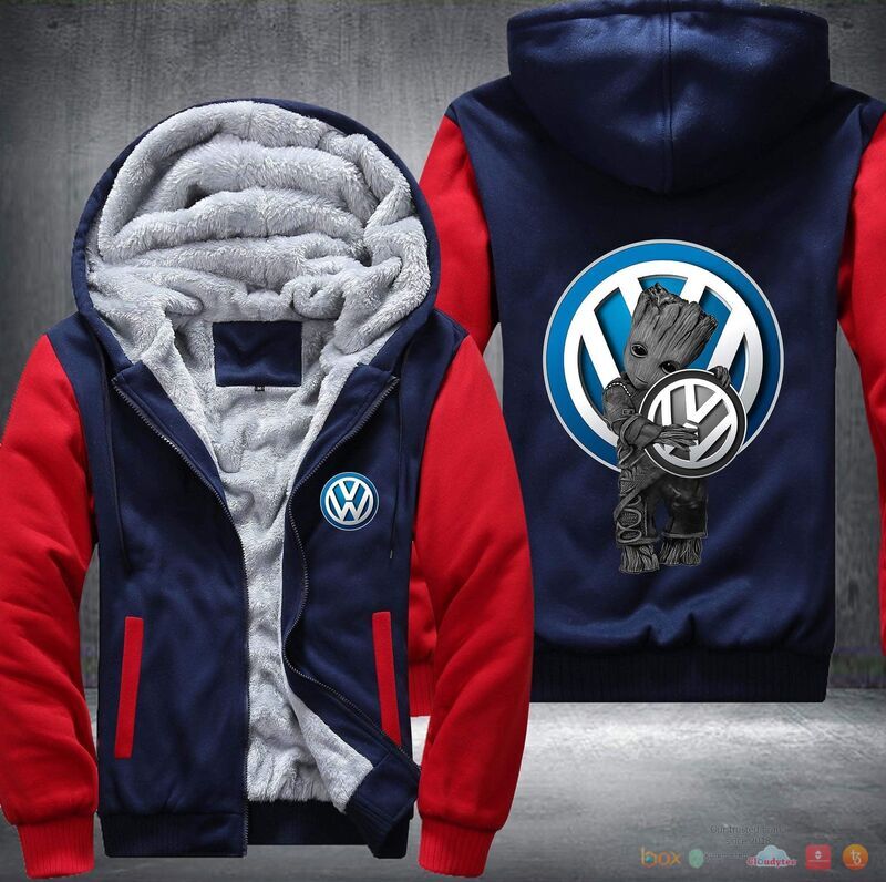 Volkswagen Groot Fleece Hoodie Jacket 2 Volkswagen Groot Fleece Hoodie Jacket 1