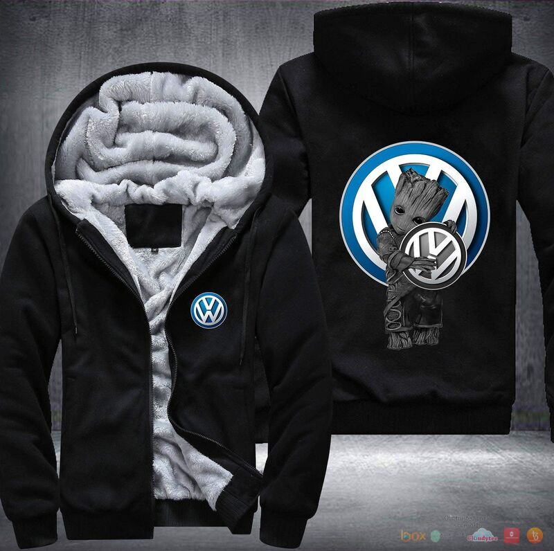 Volkswagen Groot Fleece Hoodie Jacket 3 Volkswagen Groot Fleece Hoodie Jacket 1 2
