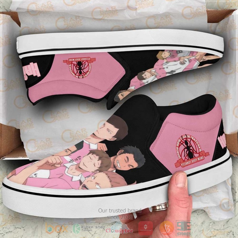 Wakutani Minami Anime Haikyuu Slip On Shoes 1
