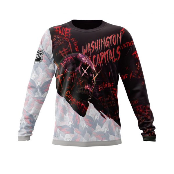 Washington Capitals Personalized NHL Skull Style 3d shirt, hoodie 4 Washington Capitals Personalized NHL Skull Style 3d shirt hoodie 1 2 3