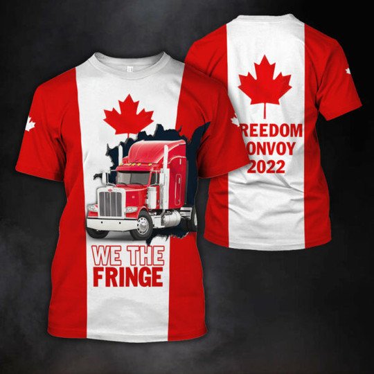 NEW Truck We The Fringe Freedom Convoy 2022 T-Shirt 4 We The Fringe We The Fringe T Shirt