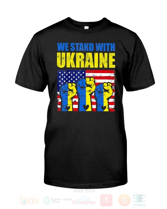 We Stand With Ukraine 2D Hoodie Shirt