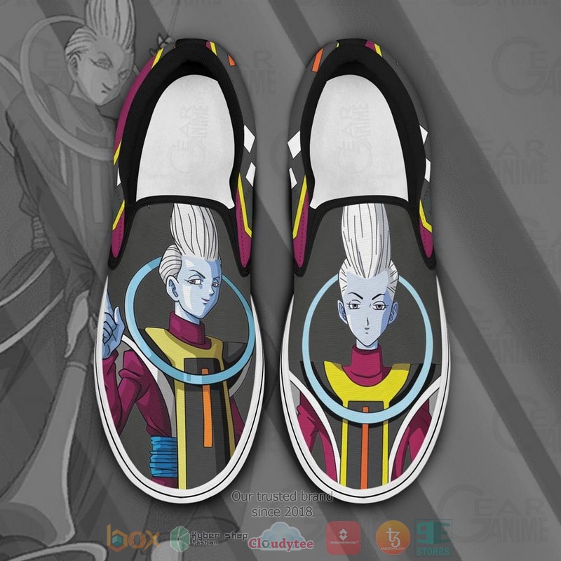 Whis Dragon Ball Anime Slip On Shoes