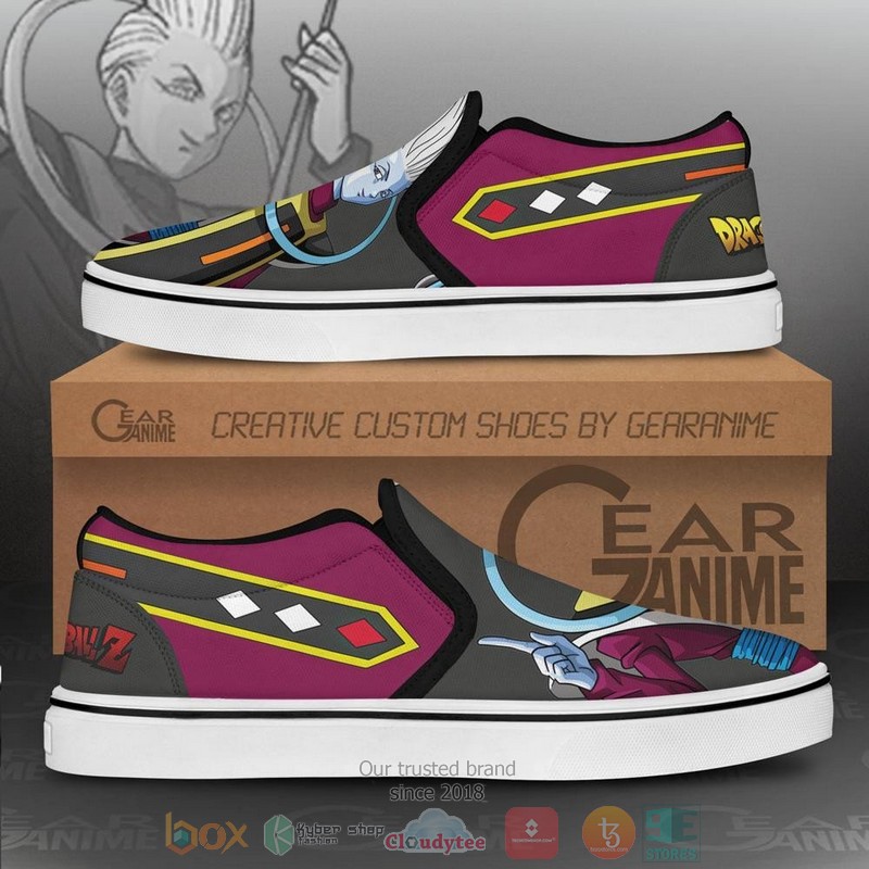 Whis Dragon Ball Anime Slip On Shoes 1