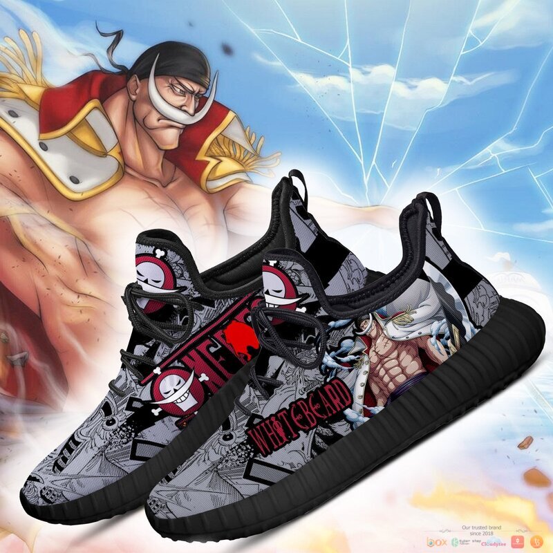 WhiteBeard One Piece Anime reze shoes 4 WhiteBeard One Piece Anime reze sneaker 1 2 3