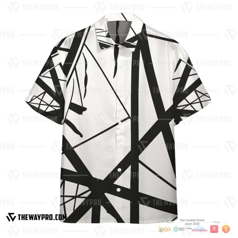 White Frankenstrat Strings Hawaiian shirt 1 White Frankenstrat Strings Hawaiian shirt