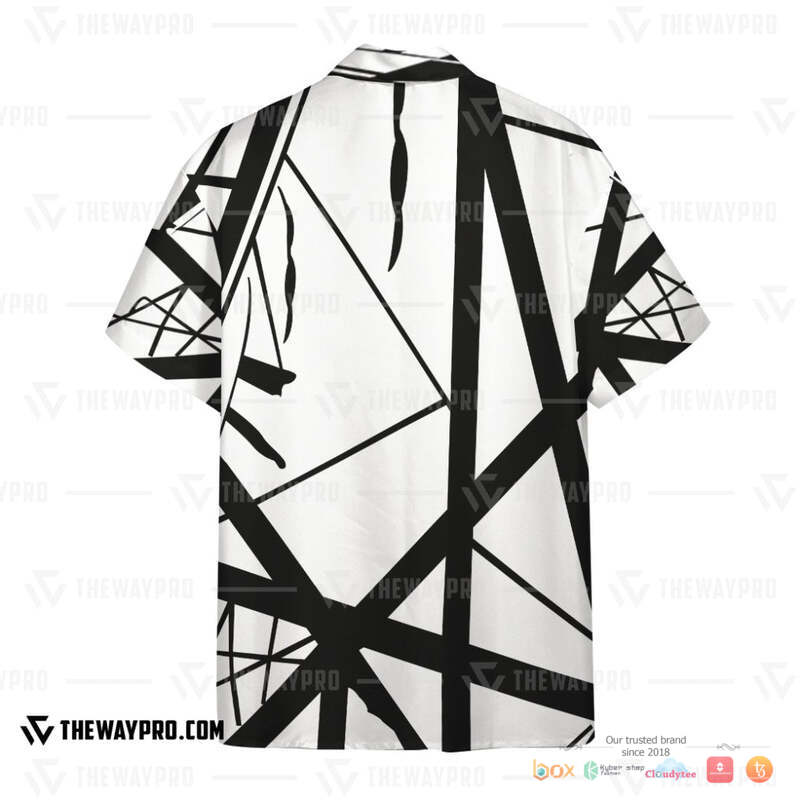 White Frankenstrat Strings Hawaiian shirt 2 White Frankenstrat Strings Hawaiian shirt 1