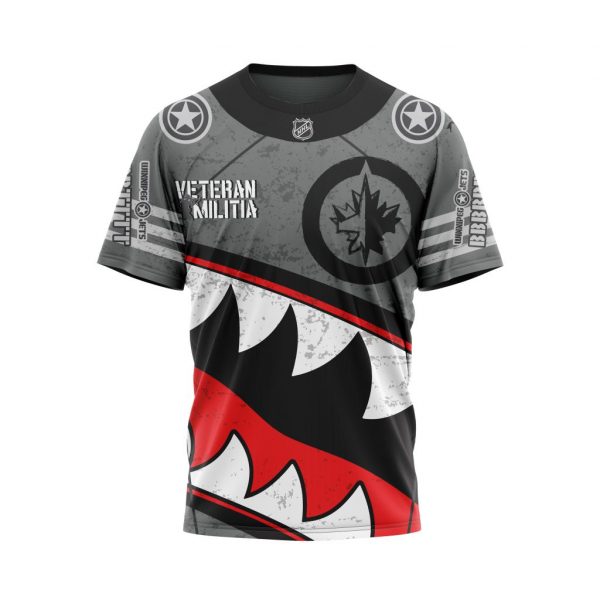 Winnipeg Jets Veterans Kits Personalized NHL 3d shirt hoodie 1 2 3 4 5