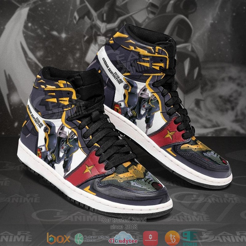 XXXG 01D Gundam Deathscythe Anime Gundam Deathscythe Air Jordan High top shoes 1