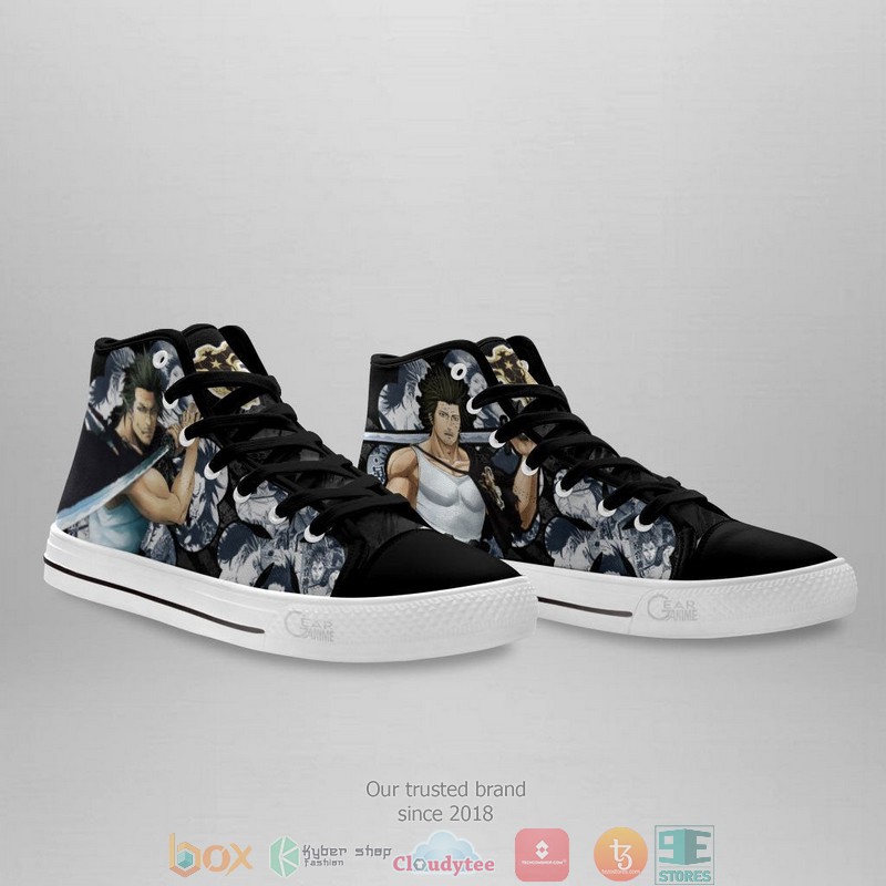 Yami Sukehiro Black Clover High Top Canvas Shoes 4 Yami Sukehiro Black Clover High Top Canvas Shoes 1 2 3
