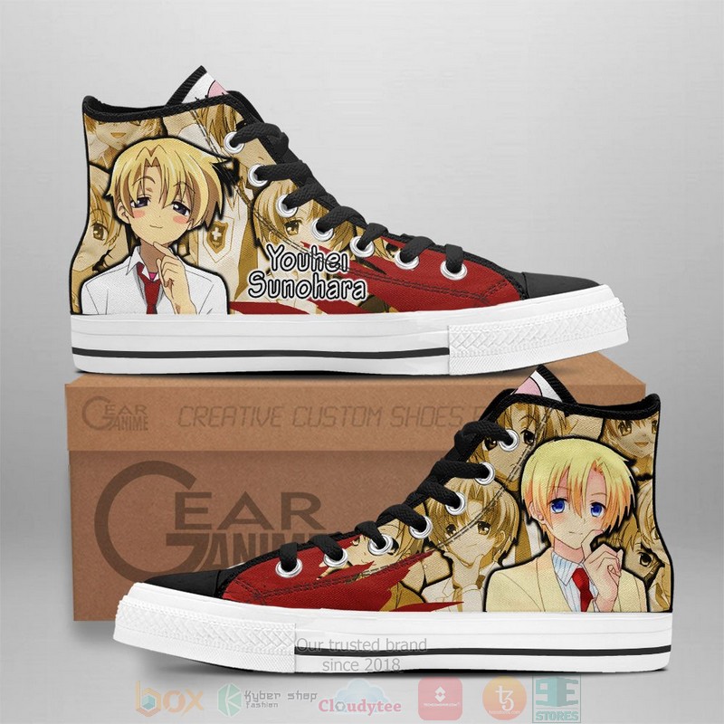 Youhei Sunohara Clannad Anime Canvas High Top Shoes
