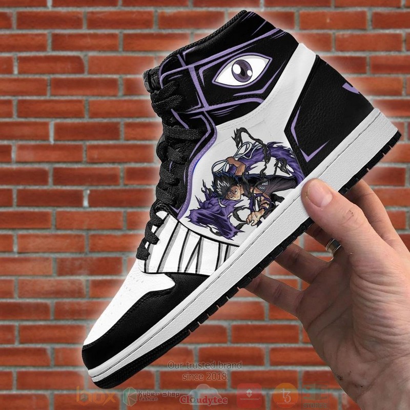 Yu Yu Hakusho Hiei Anime Air Jordan High Top Shoes 1 2 3