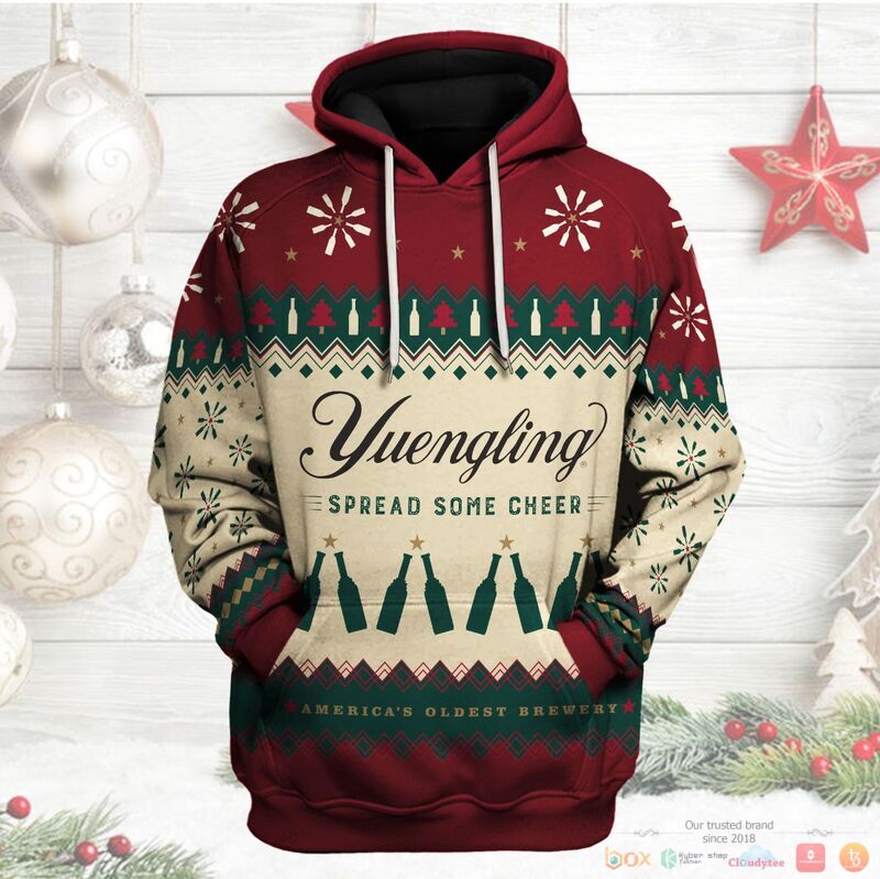 Yuengling Spread Some Cheer 3d full print Hoodie 1 Yuengling Spread Some Cheer 3d hoodie
