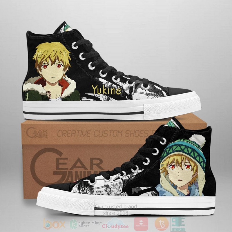 Yukine Noragami Anime Canvas High Top Shoes