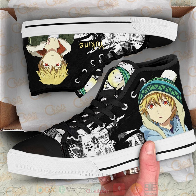 Yukine Noragami Anime Canvas High Top Shoes 1