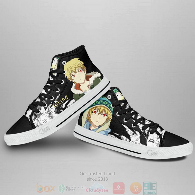 Yukine Noragami Anime Canvas High Top Sneaker Shoes 4 Yukine Noragami Anime Canvas High Top Shoes 1 2 3