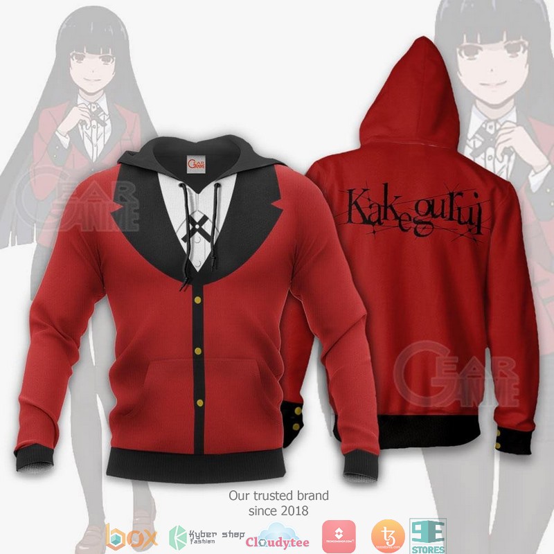 Yumeko Uniform Shirt Kakegurui Anime 3d shirt, hoodie 4 Yumeko Uniform Shirt Kakegurui Anime 3d shirt hoodie 1 2 3