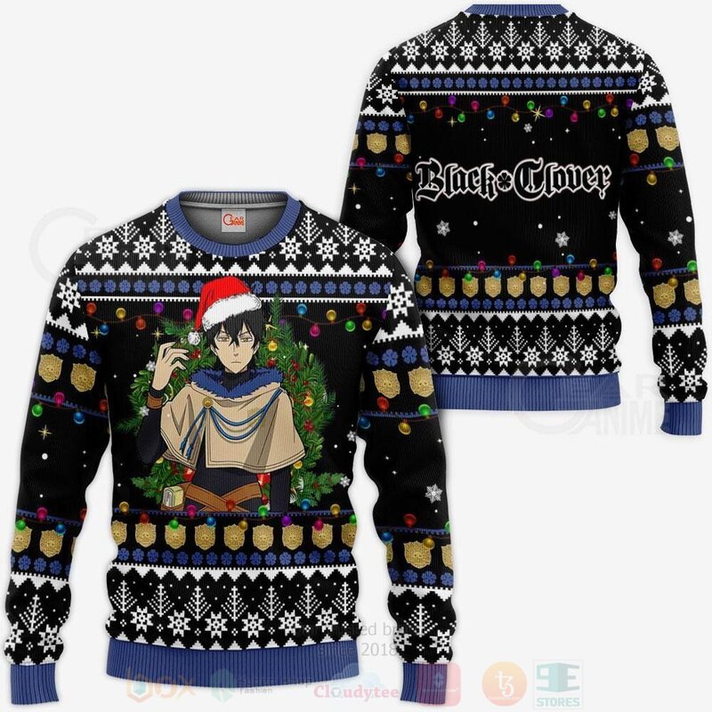 BEST Yuno Black Clover Anime 3D Hoodie, T-Shirt 1 Yuno Black Clover Anime 3D Hoodie Shirt