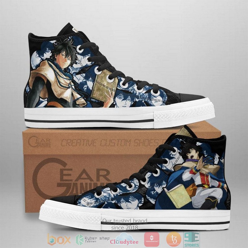 Yuno Black Clover High Top Canvas Shoes