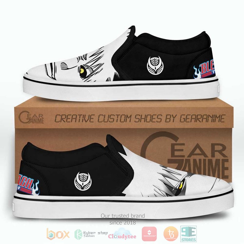 Zangetsu Anime Bleach Slip-On Sneaker Shoes 4 Zangetsu Anime Bleach Slip On Shoes 1 2 3