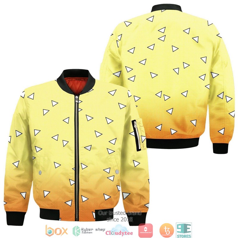 Zenitsu Costume Demon Slayer Anime 3d shirt, hoodie 4 Zenitsu Costume Demon Slayer Anime 3d shirt hoodie 1 2 3