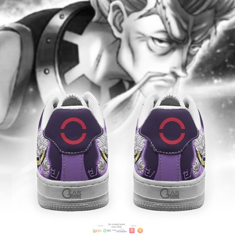 Zeno Zoldyck Hunter x Hunter Anime Nike Air Force Sneaker Shoes 4 Zeno Zoldyck Hunter x Hunter Anime Nike Air Force Shoes 1 2 3