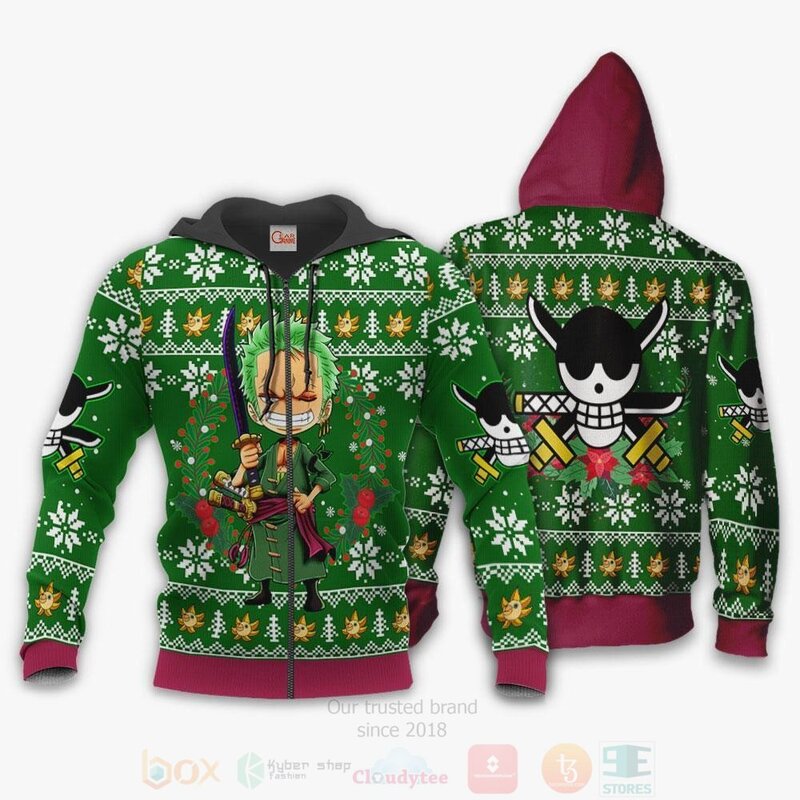 BEST Zoro One Piece Anime 3D Hoodie, T-Shirt 2 Zoro One Piece Anime 3D Hoodie Shirt 1