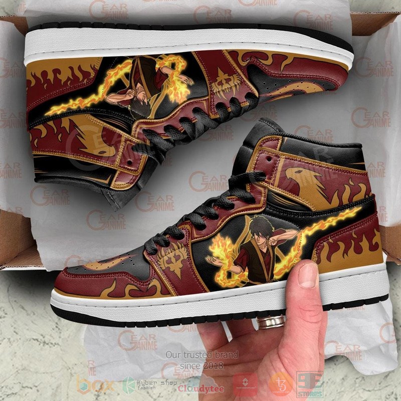 Avatar The Last Airbender Zuko High top Flat Sneakers Casual Unisex Shoes