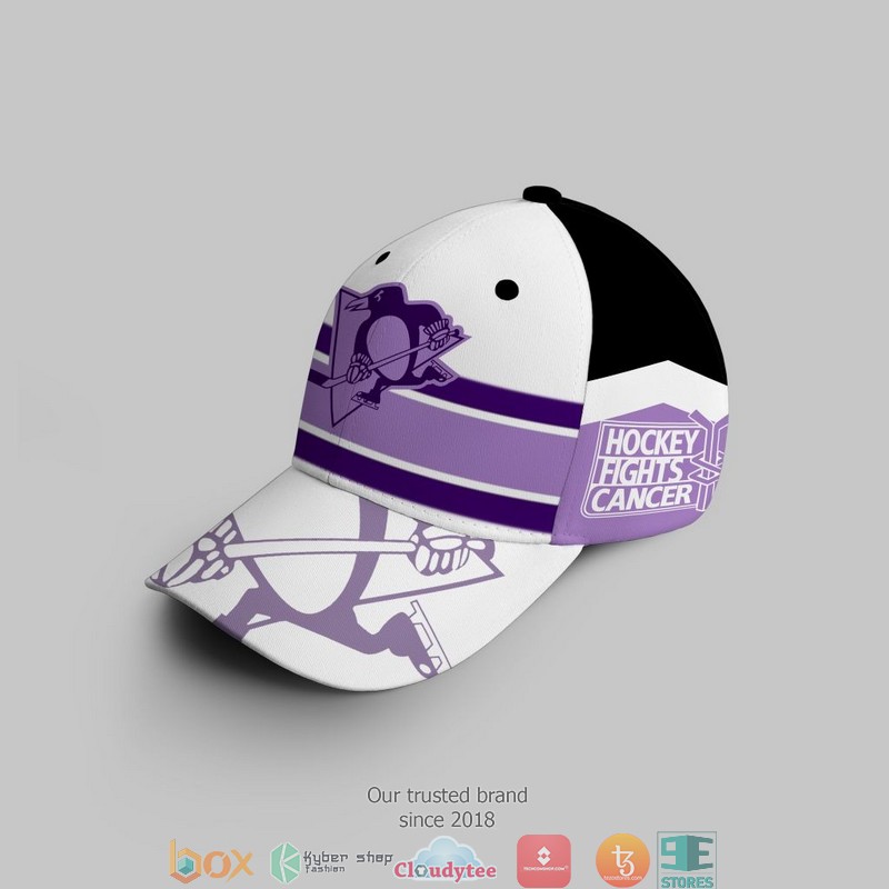 NHL Pittsburgh Penguins Fights Cancer Cap 3 NHL Pittsburgh Penguins Fights Cancer Cap 1 2