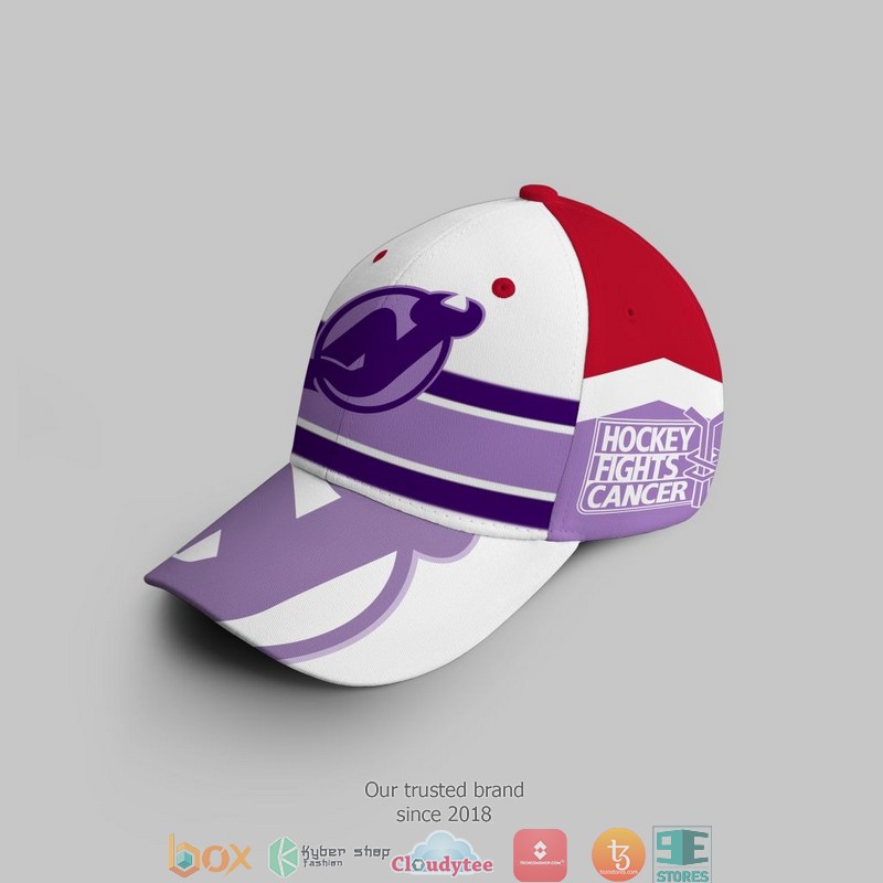NHL New Jersey Devils Fights Cancer Cap 3 NHL New Jersey Devils Fights Cancer Cap 1 2
