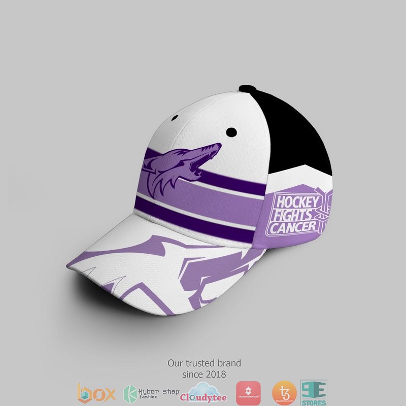 NHL Arizona Coyotes Fights Cancer Cap 3 NHL Arizona Coyotes Fights Cancer Cap 1 2