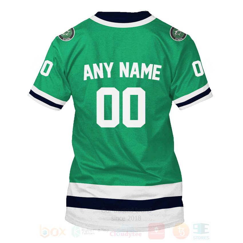 NHL Dallas Stars Personalized Green 3D Hoodie Shirt 1 2 3 4 5 6 7
