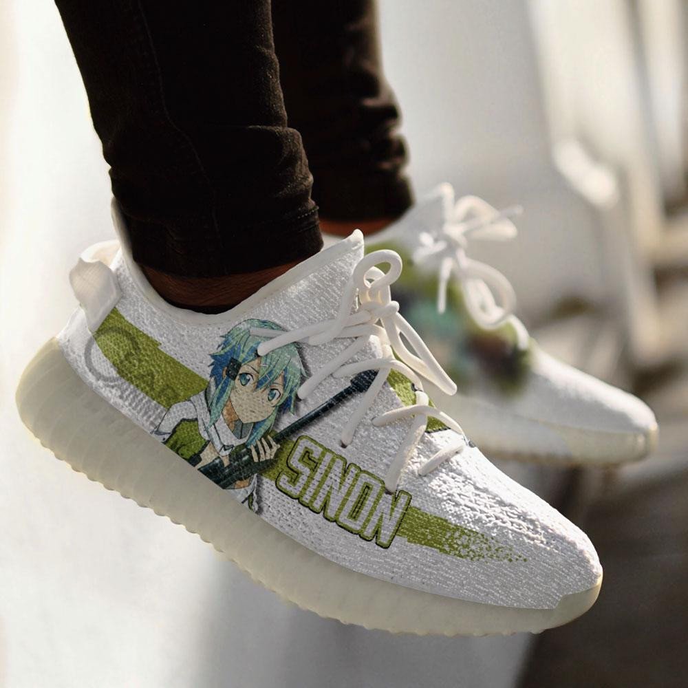 SAO Sinon My Hero Academia Sword Art Online Anime yeezy sneaker 1