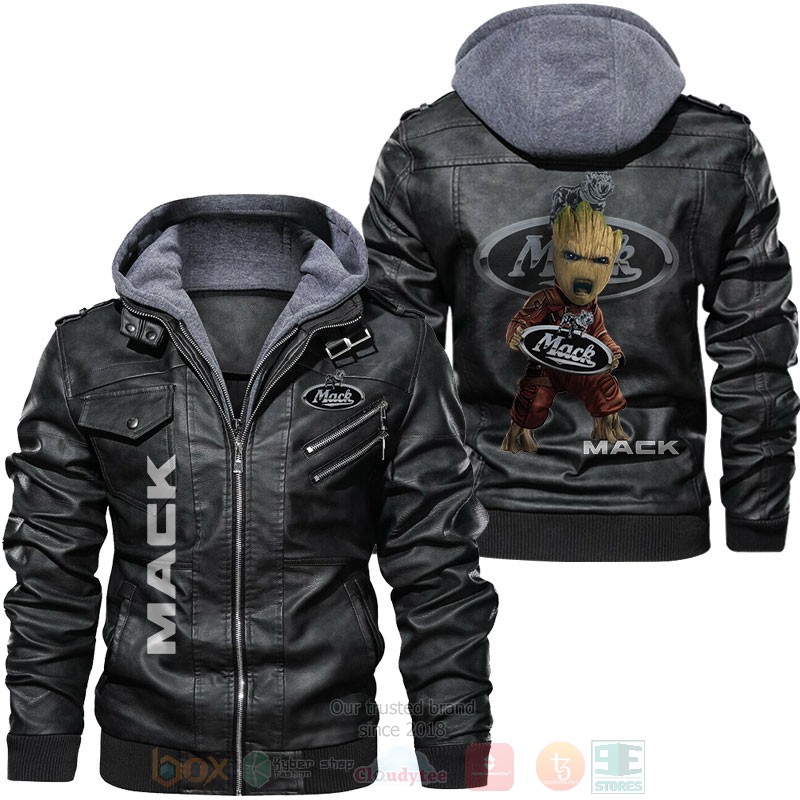 Mack Baby Groot Leather Jacket
