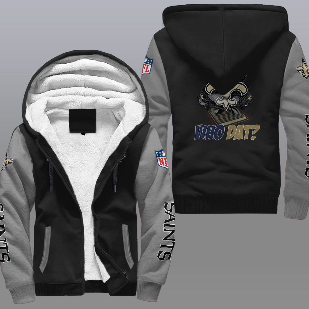 HOT New Orleans Saints Who Dat? 3D Fleece Hoodie 2 1638802854de04e77262