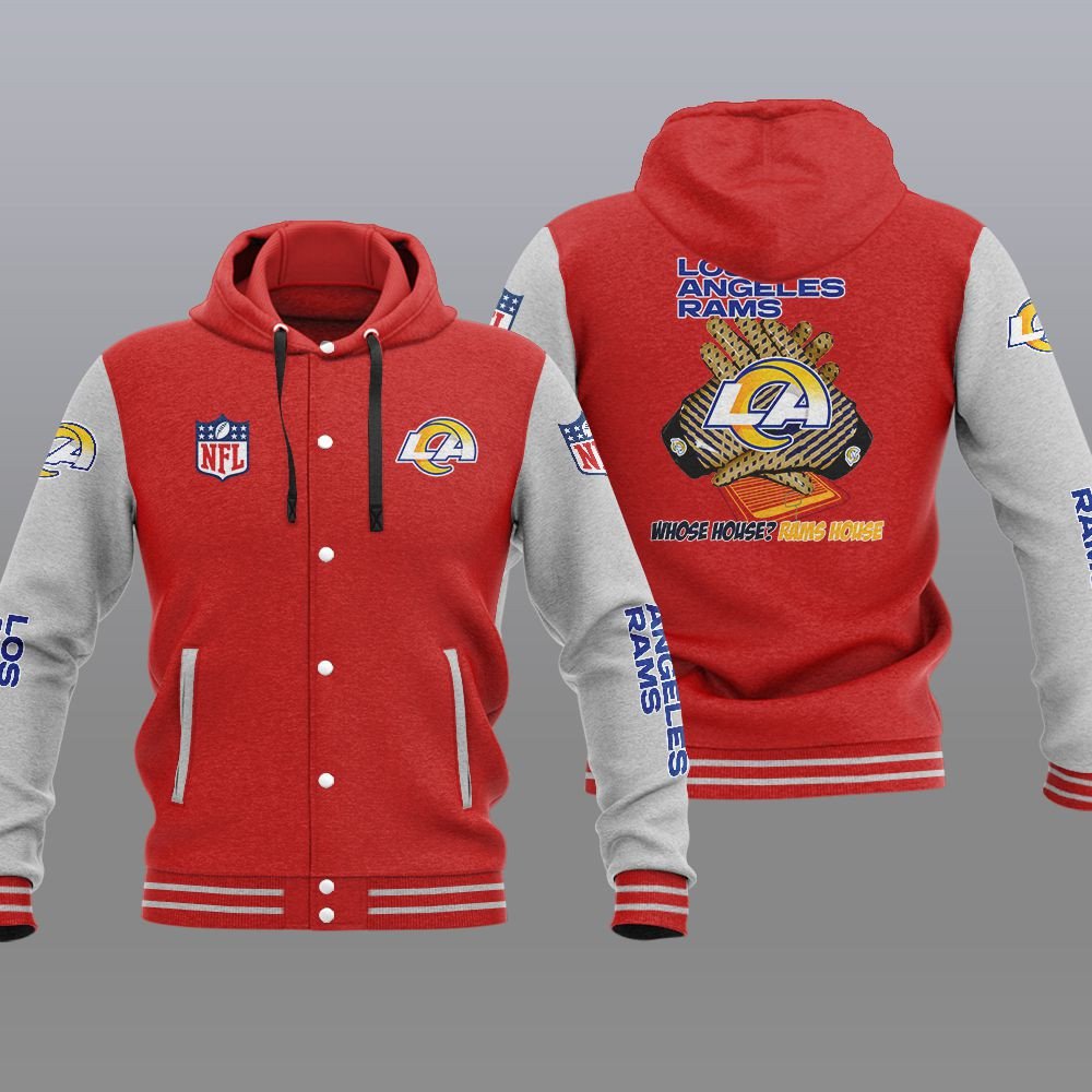 HOT Los Angeles Rams Whose House? Rams House Varsity Hoodie Jacket 5 1638802855fd3d03bd7c