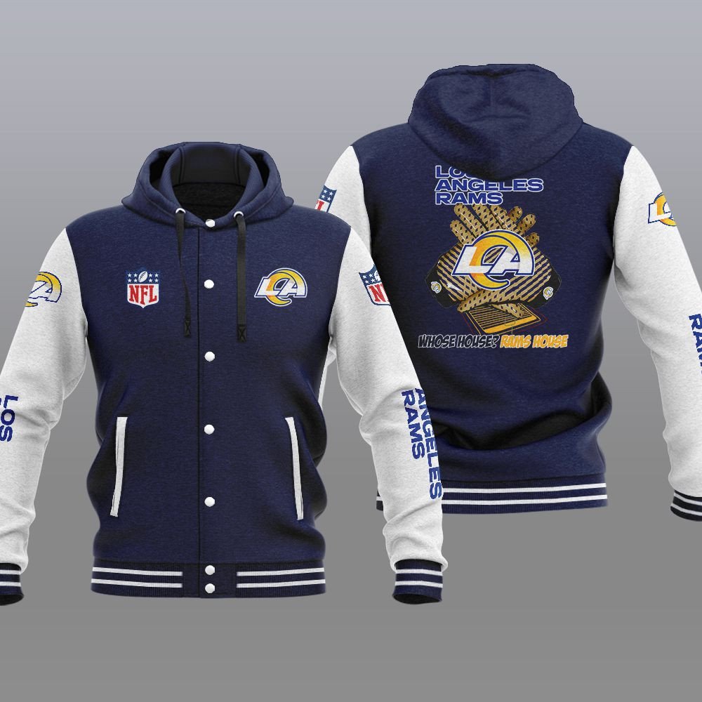 HOT Los Angeles Rams Whose House? Rams House Varsity Hoodie Jacket 3 1638802856904d471c52
